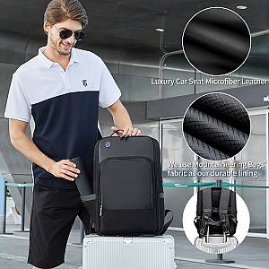 ARCTIC HUNTER τσάντα πλάτης B00403 με θήκη laptop 15.6, USB, 19L, γκρι B00403-GY