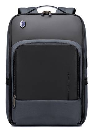 ARCTIC HUNTER τσάντα πλάτης B00403 με θήκη laptop 15.6, USB, 19L, γκρι B00403-GY