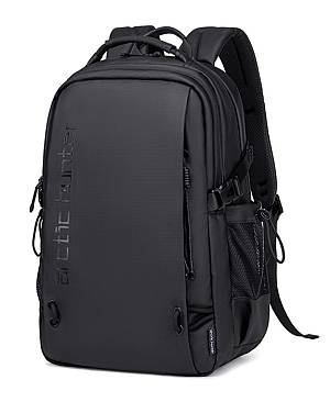ARCTIC HUNTER τσάντα πλάτης B00530 με θήκη laptop 15.6, 24L, μαύρη B00530-BK