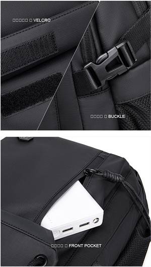 ARCTIC HUNTER τσάντα πλάτης B00531 με θήκη laptop 15.6, 25L, γκρι B00531-GY