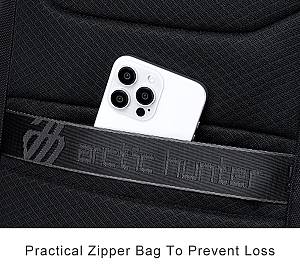 ARCTIC HUNTER τσάντα πλάτης B00683 με θήκη laptop 15.6, USB, 20.5L, μαύρη B00683-BK