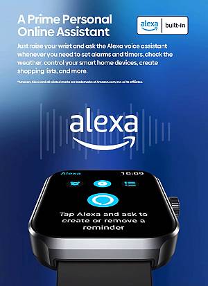 ZEBLAZE smartwatch Beyond 3 Plus, heart rate, 1.78 AMOLED, GPS, 3 ATM, μαύρο BEYOND3PLUS-BK