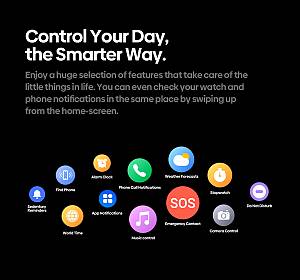 ZEBLAZE smartwatch Beyond 3 Plus, heart rate, 1.78 AMOLED, GPS, 3 ATM, μαύρο BEYOND3PLUS-BK