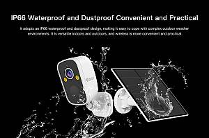 VSTARCAM smart ηλιακή κάμερα BG55, 3MP, 4G, SD, 5000mAh, IP66 BG55