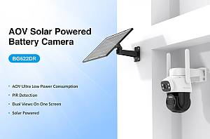 VSTARCAM smart ηλιακή κάμερα BG622DR, dual lens, 2MP, 4G, SD, PTZ, IP66 BG622DR