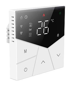 Smart θερμοστάτης αερίου BHT-15GCLW, WiFi, χωνευτός, μαύρος BHT-15GCLW-BK
