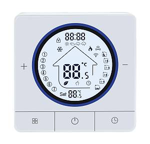 Smart θερμοστάτης αερίου BHT-800WM-GCLW, WiFi, επιτοίχιος, λευκός BHT-800WM-GCLW