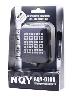 Έξυπνος οπίσθιος φωτισμός ποδηλάτου BIKE-0034, LED, μπαταρία, USB, μαύρο BIKE-0034