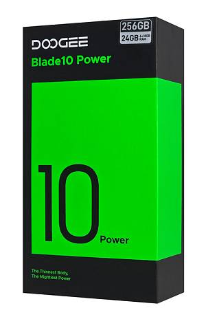 DOOGEE smartphone Blade10 Power, 6.6, 6/256GB, 10300mAh, IP68/IP69K, μαύρο BLADE10POWER-BK