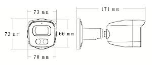 LONGSE IP κάμερα BMSAGC400WH, 2.8mm, 4MP, αδιάβροχη IP67, PoE BMSAGC400WH