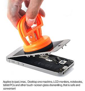 BEST Βεντούζα για συγκράτηση οθόνης BST-005-CUP, 55mm, πορτοκαλί BST-005-CUP