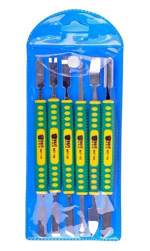 BEST Pry tools 6 τεμαχίων με Διπλή κεφαλή, μεταλλικό BST-6PCS