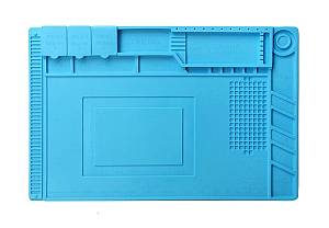 BEST βάση εργασίας S-160, αντιστατική, ελαστική, 30 x 45cm, μπλε BST-S-160