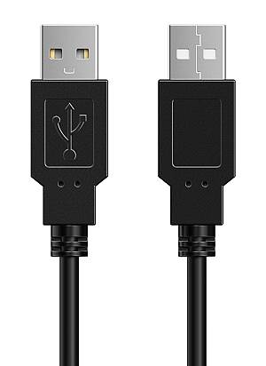 CABLETIME καλώδιο USB 2.0 C161-AMAM, 480Mbps, 0.5m, μαύρο C161-AMAM-B0.5