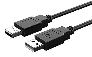 CABLETIME καλώδιο USB 2.0 C161-AMAM, 480Mbps, 0.5m, μαύρο C161-AMAM-B0.5
