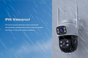 VSTARCAM smart κάμερα C622DR, dual lens, 2MP, WiFi, SD, PTZ, IP66 C622DR