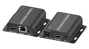 POWERTECH HDMI video extender CAB-H148 μέσω καλωδίου RJ45, 1080p, 60m CAB-H148