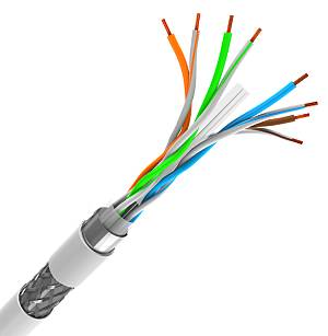 POWERTECH καλώδιο δικτύου CAB-N298, Cat 6 S/FTP, CCA, 24AWG, 305m, γκρι CAB-N298