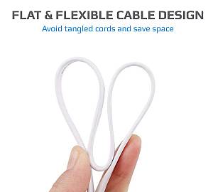 POWERTECH καλώδιο τηλεφώνου RJ11 6P4C CAB-T006, 10m, λευκό CAB-T006