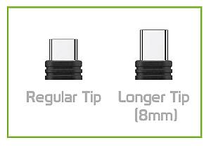POWERTECH αντάπτορας USB-C σε Micro USB θηλυκό CAB-UC043, longer tip CAB-UC043