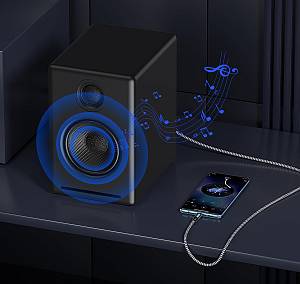 POWERTECH καλώδιο ήχου USB-C σε Toslink CAB-UC091, 1m, γκρι CAB-UC091