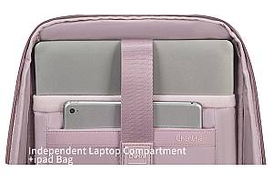 CHANTRIA γυναικεία τσάντα πλάτης CB00639 με θήκη laptop 14, 12.5L, κόκκινη CB00639-WR
