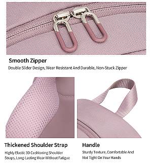 CHANTRIA γυναικεία τσάντα πλάτης CB00649 με θήκη laptop 14, 14.3L, χακί CB00649-KH