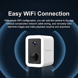 VSTARCAM smart ηλιακή κάμερα CB554 με φωτισμό, 3MP, WiFi, SD, 5200mAh, IP66 CB554