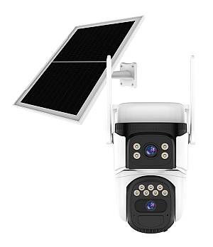 VSTARCAM smart ηλιακή κάμερα CB621DR, dual lens, 3MP, WiFi, SD, PTZ, IP66 CB621DR