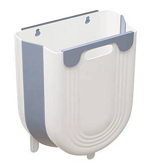 Πτυσσόμενος κάδος απορριμμάτων CLN-0051, 10L, 22.5x16.5x28.5cm, μπλε CLN-0051