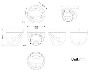 LONGSE IP κάμερα CMSB-2FCV2RC-28PMTF με μικρόφωνο, 2MP, 2.8mm, αδιάβροχη IP67, PoE CMSB-2FCV2RC-28PMTF