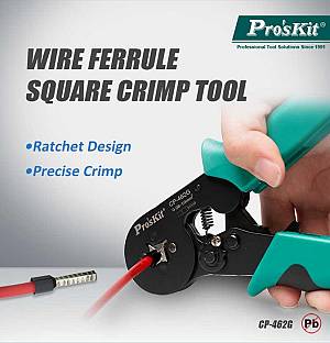 PROSKIT πρέσα ακροδεκτών CP-462G, 0.08-10mm², 175mm CP-462G
