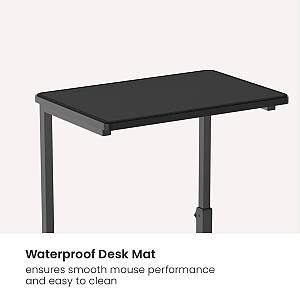 BRATECK βάση δαπέδου για PC CPB28-01 με ροδάκια, 2 ράφια, έως 80kg CPB28-01