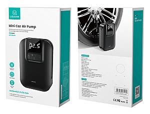 USAMS mini συμπιεστής αέρος αυτοκινήτου US-ZB215, μαύρος CQBZB21501