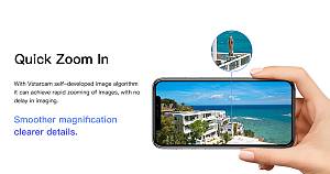 VSTARCAM smart κάμερα CS49D, 3MP, dual lens, WiFi, PTZ, SD CS49D