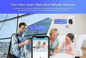 VSTARCAM smart κάμερα CS49D, 3MP, dual lens, WiFi, PTZ, SD CS49D