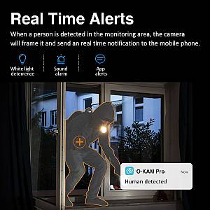 VSTARCAM smart κάμερα CS49LM με ανιχνευτή καπνού/αερίου, 3MP, WiFi, PTZ, SD CS49LM