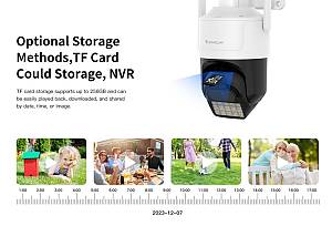 VSTARCAM smart κάμερα CS610Q, 4K/8MP, WiFi, PTZ, SD, IP66 CS610Q