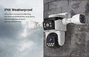 VSTARCAM smart κάμερα CS621SR, triple lens, 2MP, WiFi, SD, PTZ, IP66 CS621SR