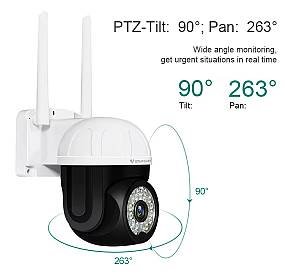 VSTARCAM smart κάμερα CS662, 3MP, WiFi, PTZ, SD, IP66 CS662