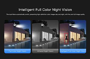 VSTARCAM smart κάμερα CS667DR, dual lens, 3MP, WiFi, SD, PTZ, IP66 CS667DR