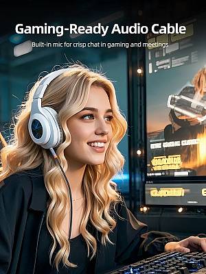 CABLETIME καλώδιο ήχου 3.5mm CT-AM35M, gold plated, 1.5m, μαύρο CT-AM35M-AG1.5