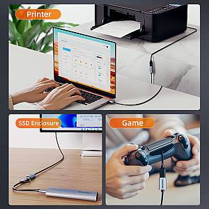 CABLETIME καλώδιο προέκτασης USB CT-AMAF1, 5Gbps, 2m, μαύρο CT-AMAF1-AG2