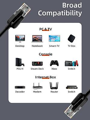 CABLETIME καλώδιο δικτύου CT-CAT6U, CAT 6 UTP, 250 MHz, CCA, 1.5m, μαύρο CT-CAT6U-PB15