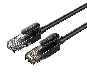 CABLETIME καλώδιο δικτύου CT-CAT6U, CAT 6 UTP, 250 MHz, CCA, 1.5m, μαύρο CT-CAT6U-PB15
