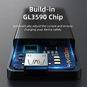 CABLETIME USB hub CT-HUBT5-PB, 4x θυρών, 10Gbps, USB/USB-C σύνδεση, μαύρο CT-HUBT5-PB