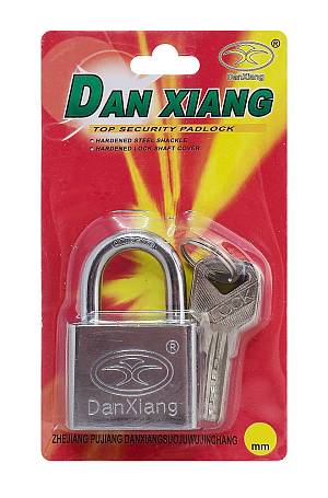 DAN XIANG λουκέτο πέταλο με κλειδί ασφαλείας CTL-0034, 50mm, μεταλλικό CTL-0034