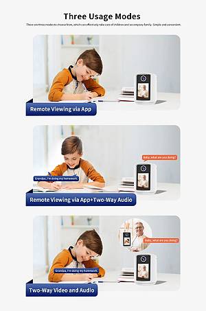 VSTARCAM smart κάμερα CV331S με οθόνη, 3MP, WiFi, 2000mAh, SD CV331S