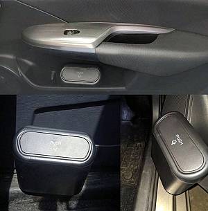 Κάδος απορριμάτων αυτοκινήτου DA211, 13.5x15.5x8cm, μαύρος DA211