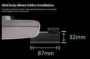 DDPAI smart κάμερα αυτοκινήτου MINI Pro, 1296p, WiFi DDP-MINIPRO